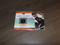 2007-08 Upper Deck Series 1 Jeff Carter Game Jersey #J-JC Flyers
